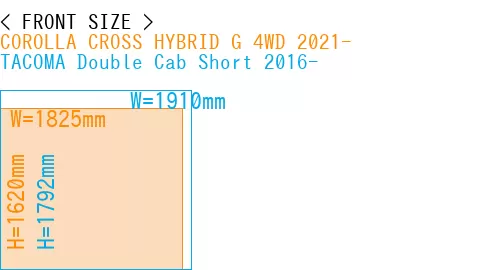 #COROLLA CROSS HYBRID G 4WD 2021- + TACOMA Double Cab Short 2016-